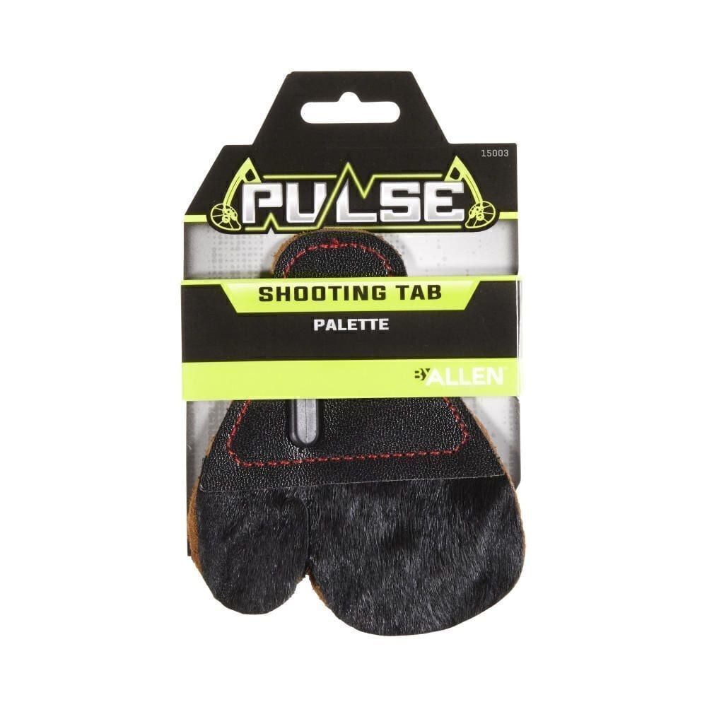 Pulse Premium No Pinch Archery Finger Tab By Allen, Black • New in Package